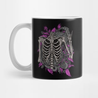 Metal Skeleton Mug